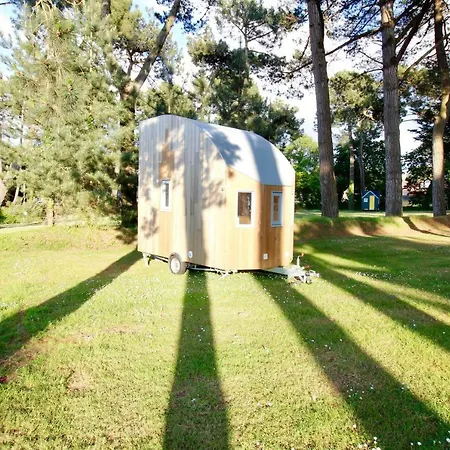 Tiny House Et Tentes En Coton Dans La Pinede Kamp alanı