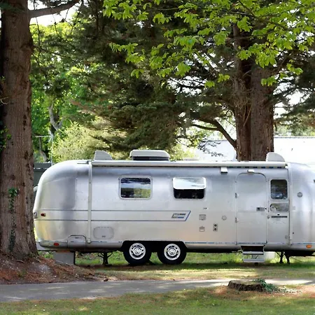 Campingplatz Tiny House Et Tentes En Coton Dans La Pinede
