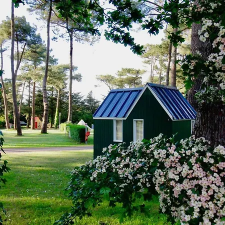 Tiny House Et Tentes En Coton Dans La Pinede Campingplatz